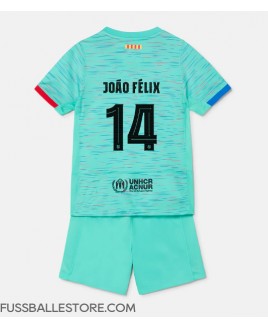 Günstige Barcelona Joao Felix #14 3rd trikot Kinder 2023-24 Kurzarm (+ Kurze Hosen)